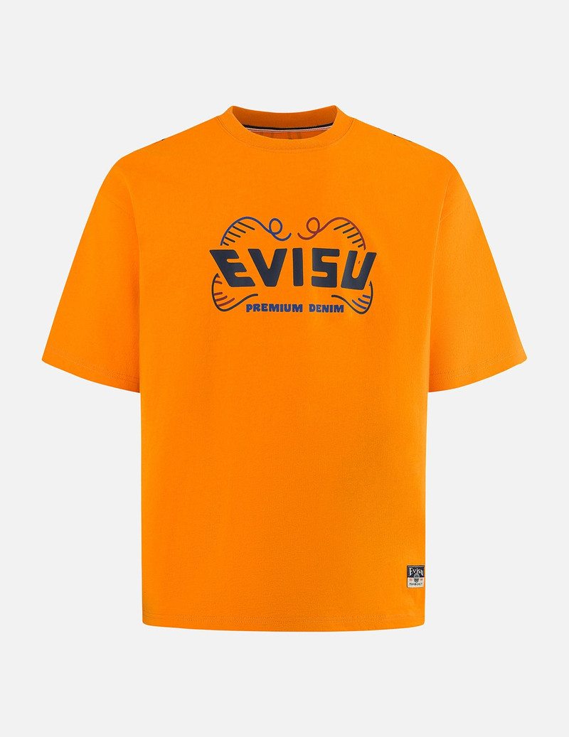 Daruma Print Loose Fit T-Shirt 1