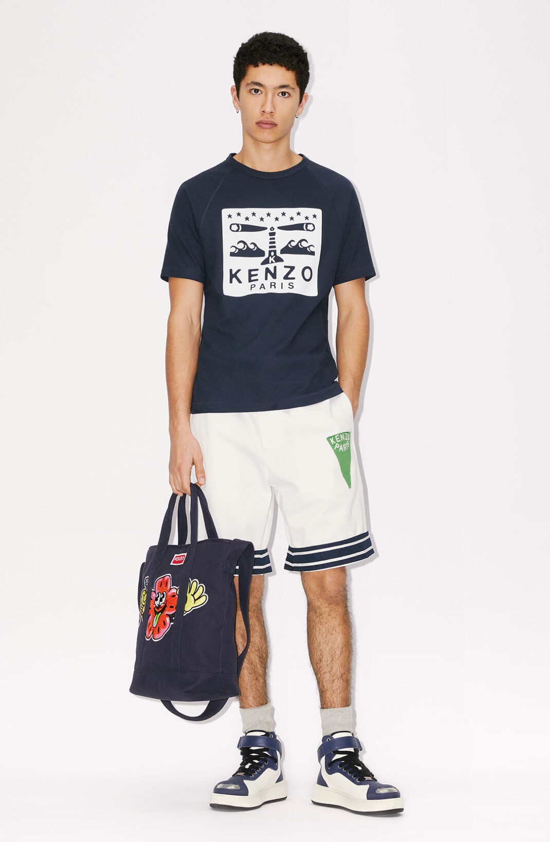 'BOKE Boy'  tote bag with strap - 6