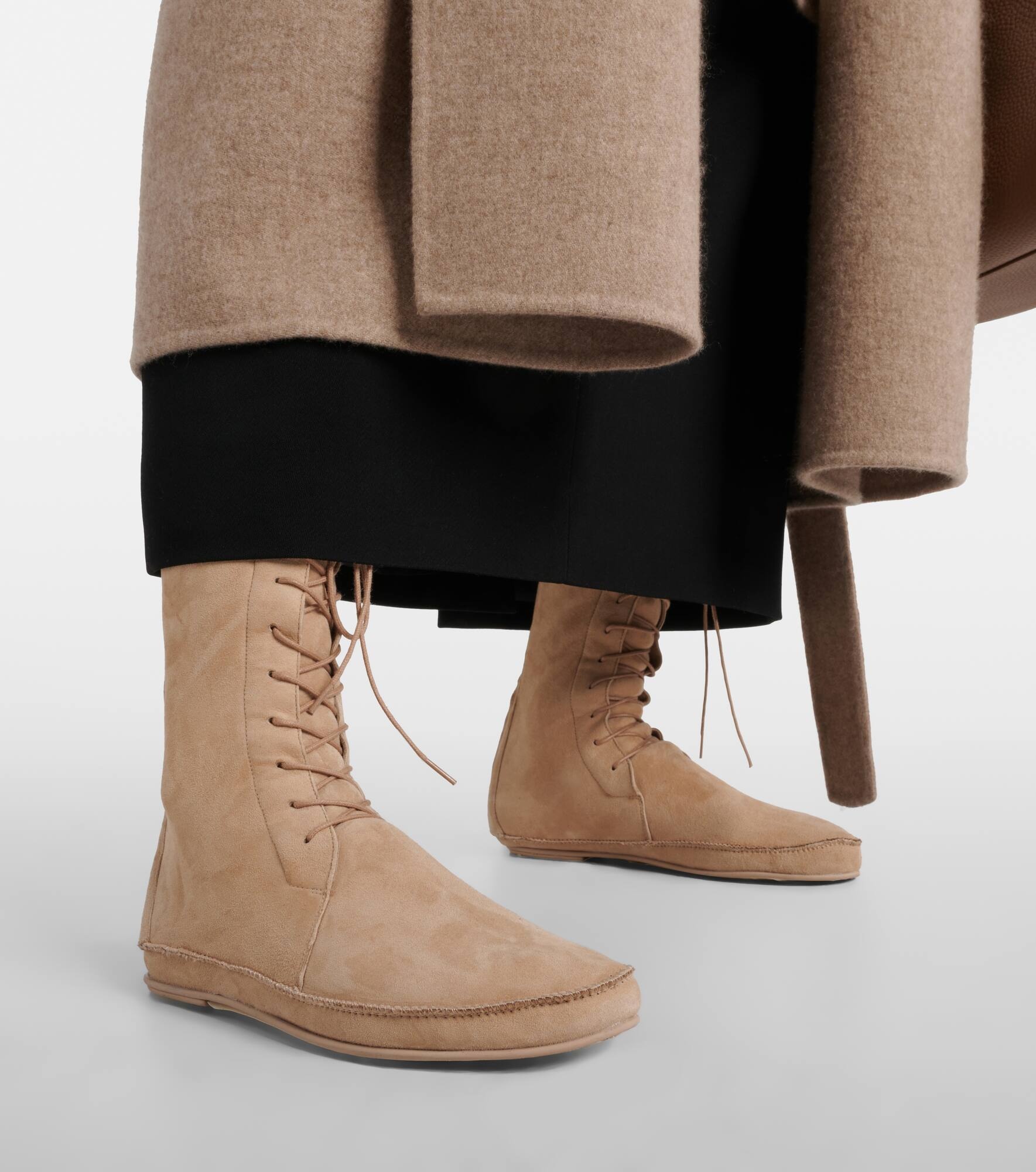 Tyler suede lace-up boots - 4