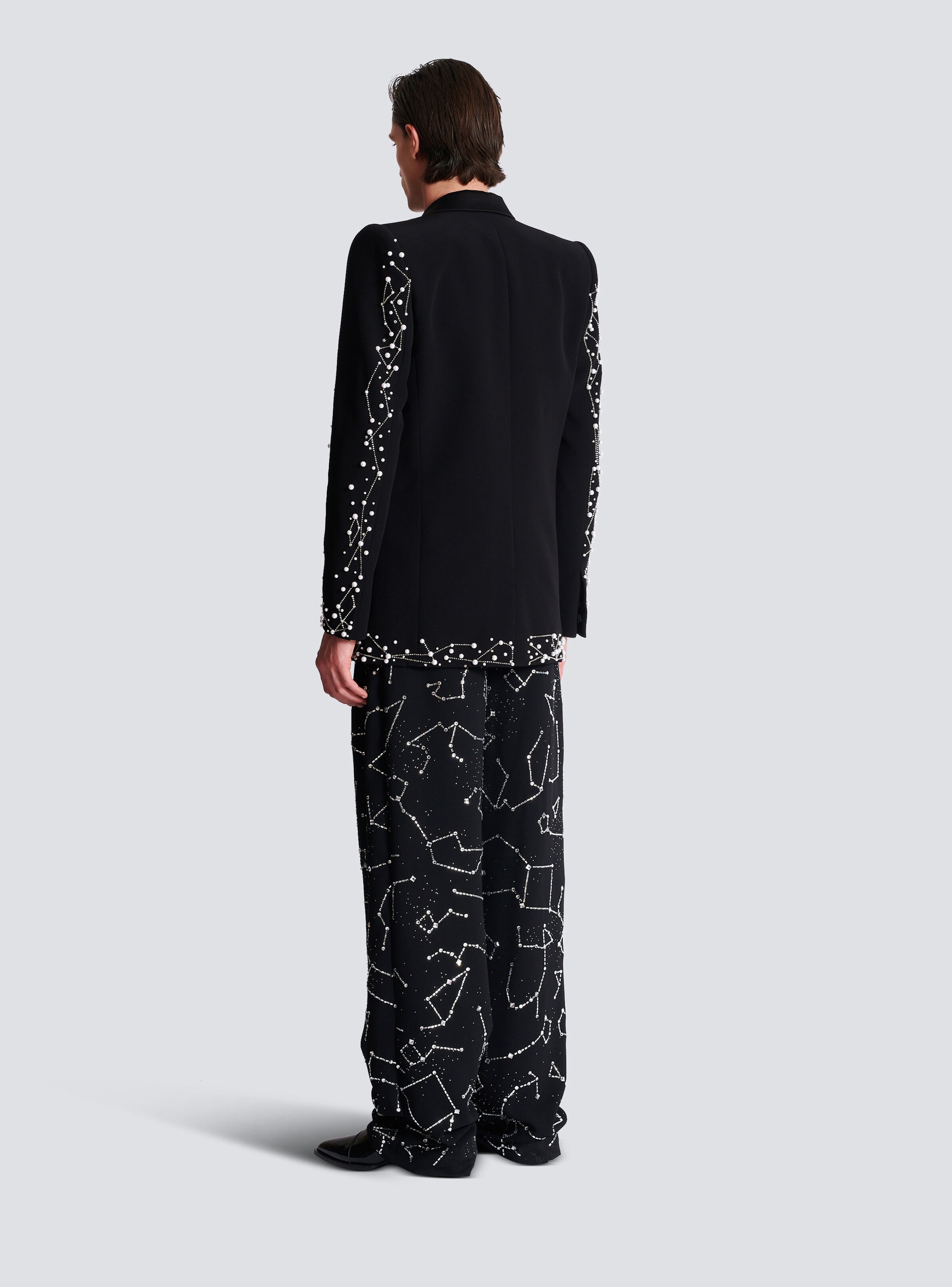1-button jacket with Constellation embroidery - 4
