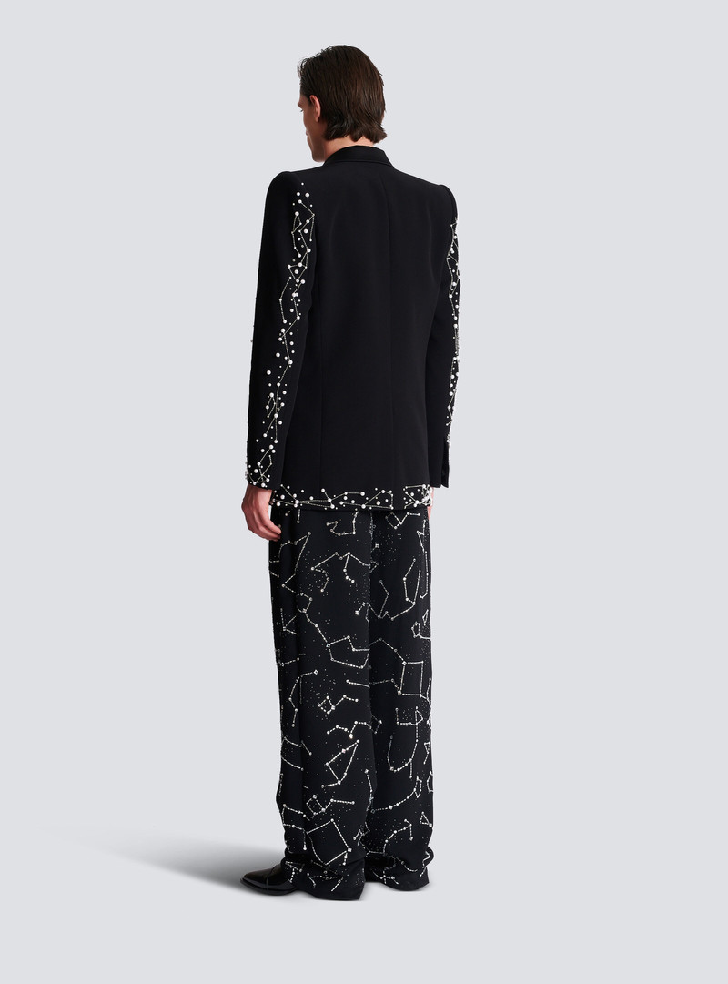 1-button jacket with Constellation embroidery 4