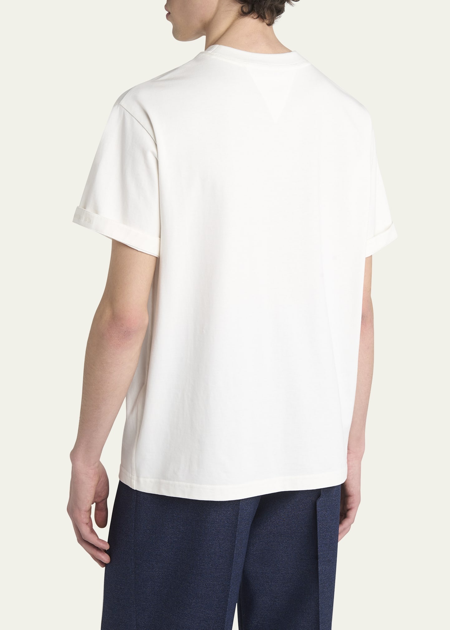 Men's Pima Cotton Jersey Intrecciato-Pocket T-Shirt - 3