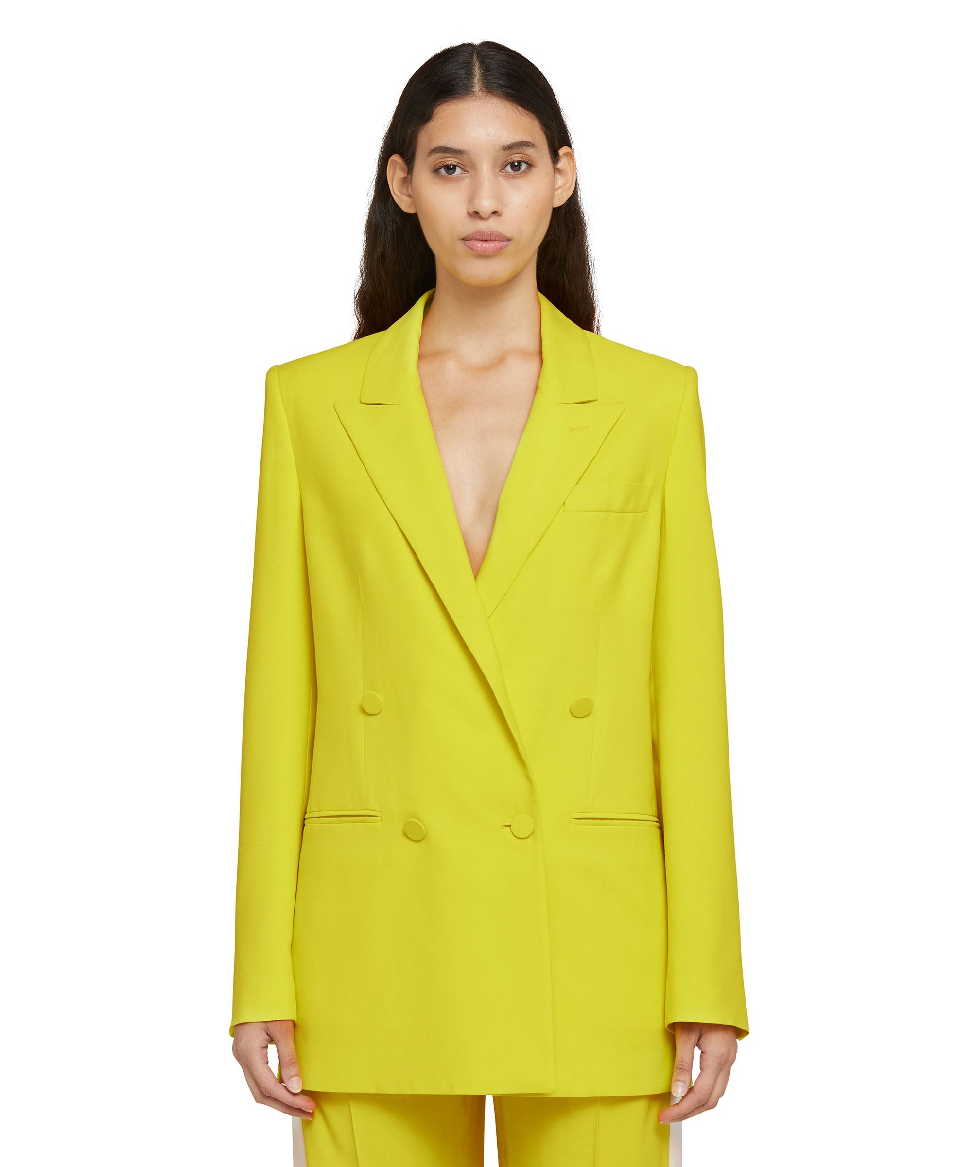 Viscose double-breasted blazer - 5