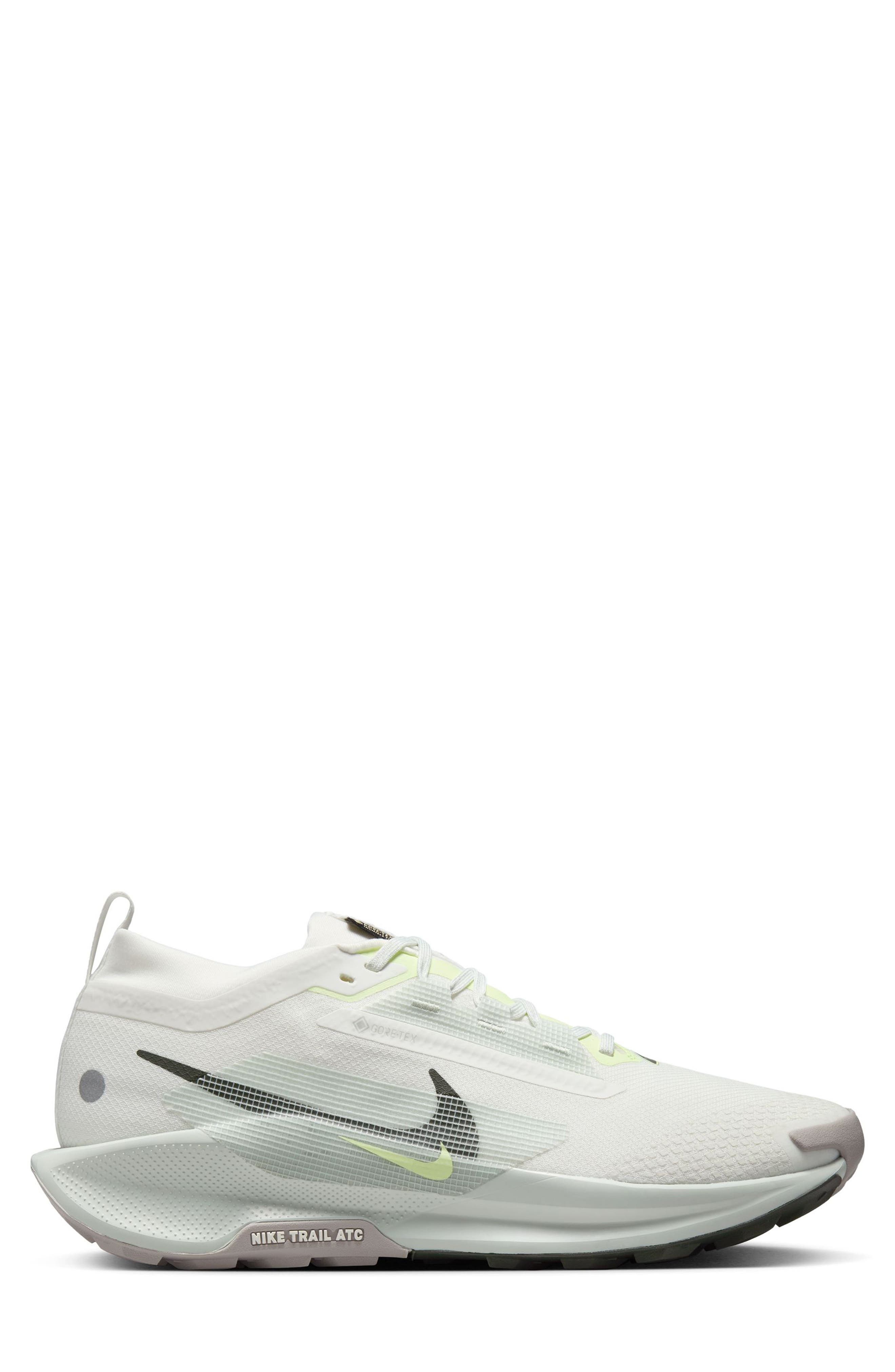 Nike Pegasus Trail 5 Gore-Tex® Waterproof Running Shoe in White/Sequoia/Silver at Nordstrom - 2