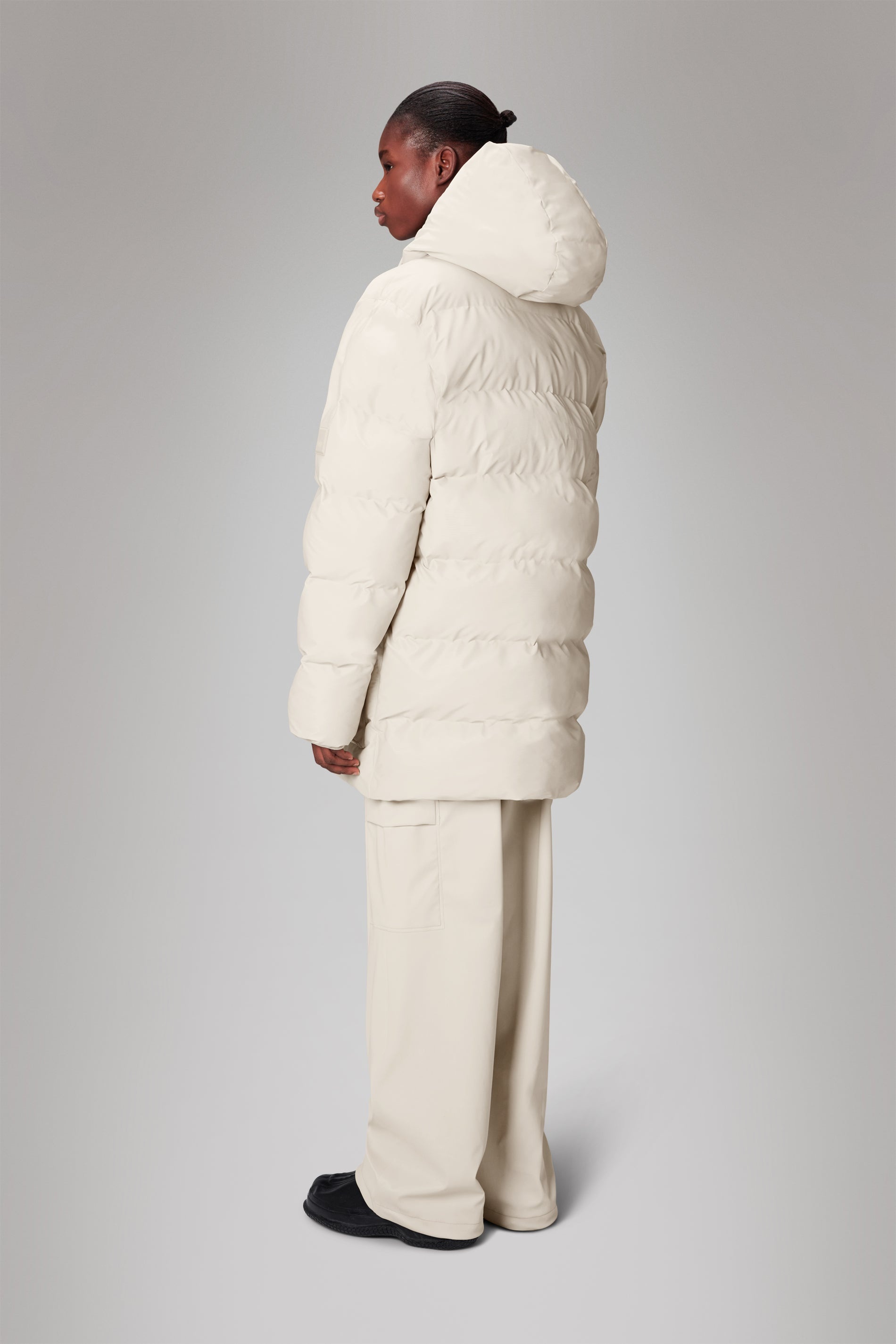 Alta Long Puffer Cargo Jacket - 3
