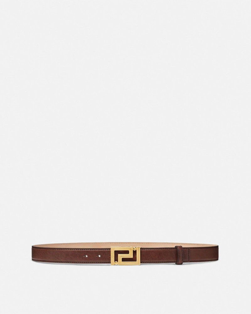 Greca Leather Belt 3 cm 1