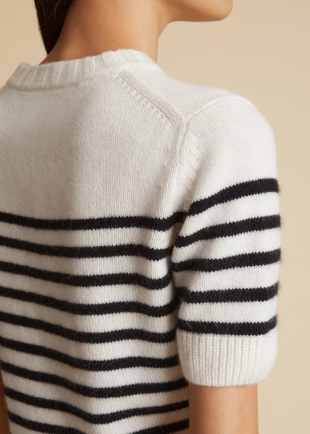 The Luphia Sweater in Glaze and Black Stripe - 5