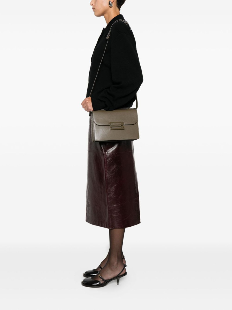 Victoria Beckham top-handle leather shoulder bag outlook