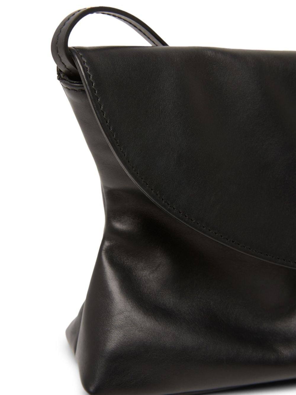 logo-debossed leather clutch bag - 4