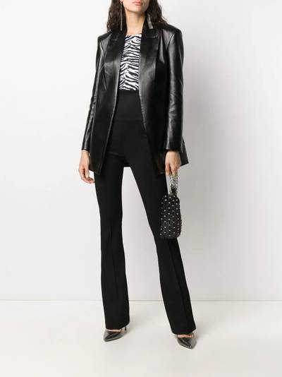 Helmut Lang high-waist flared trousers outlook