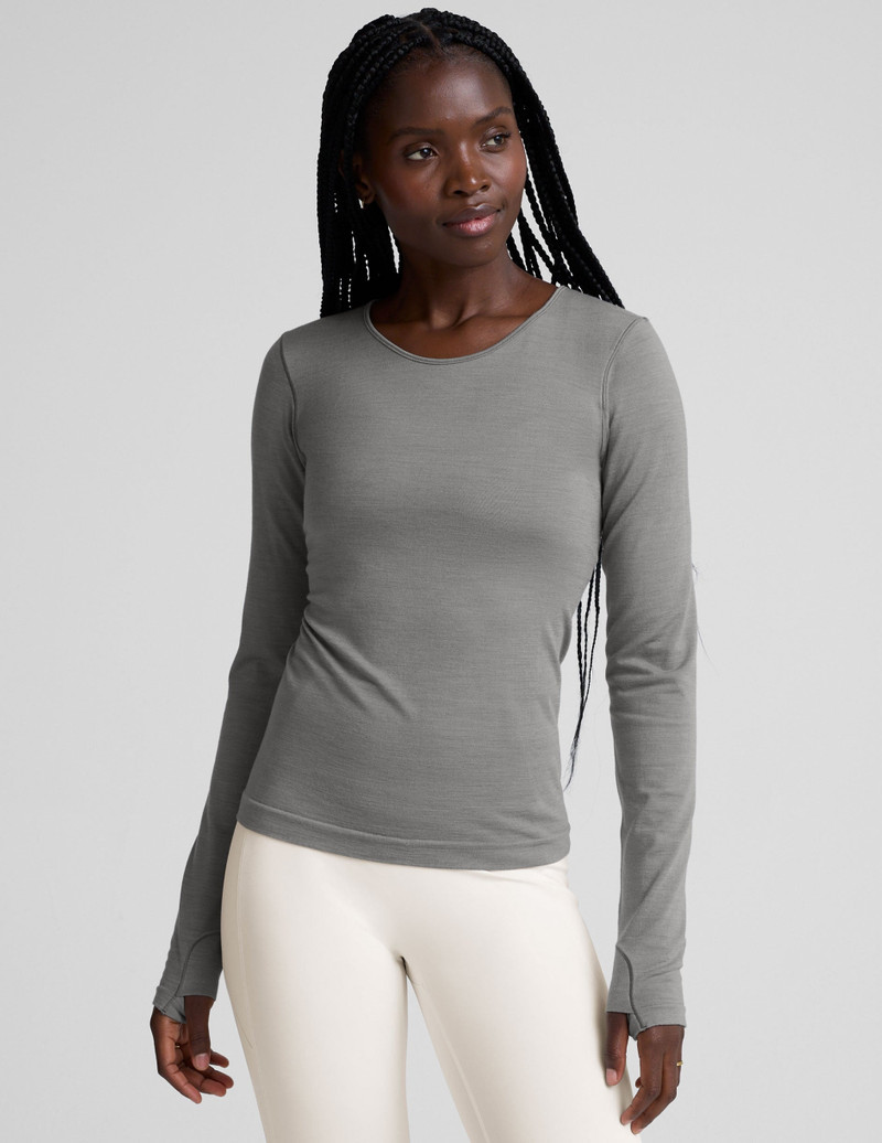 BEYOND YOGA LuxeKnit Merino Wool Crewneck outlook