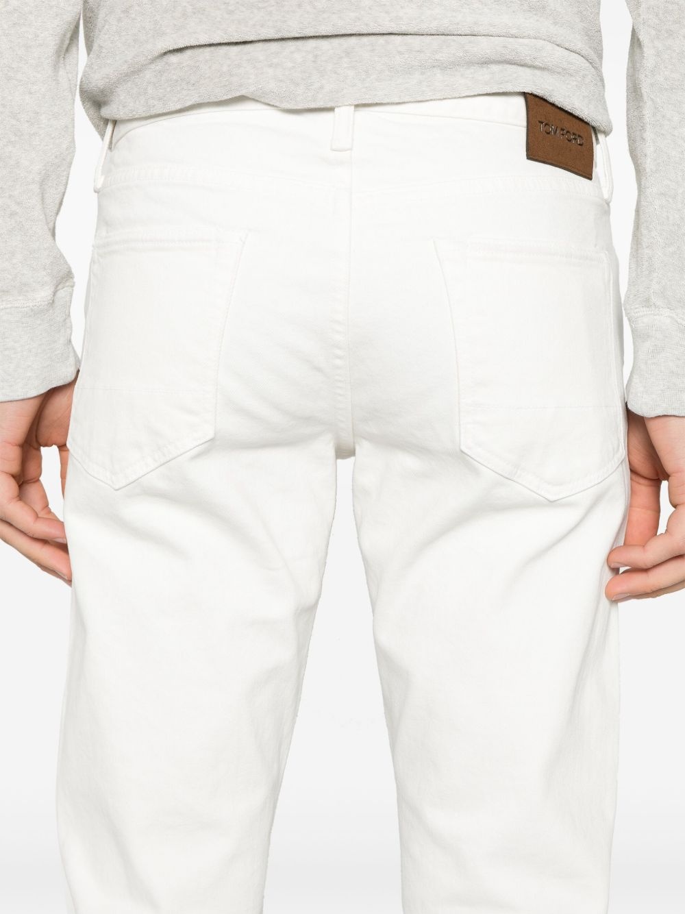 ripped-detail jeans - 5