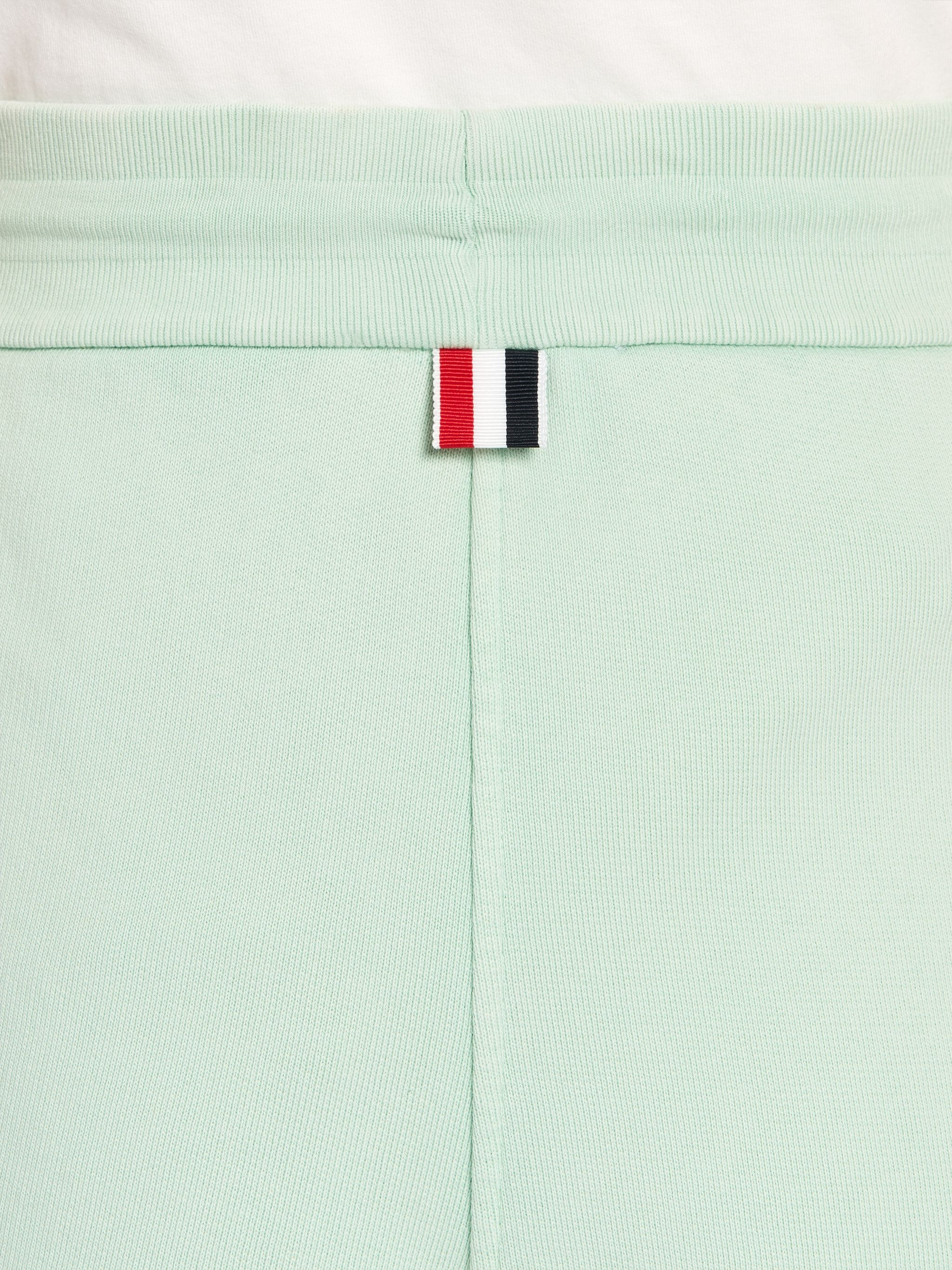 Green Classic Cotton Loopback Garment Dyed Shorts - 6