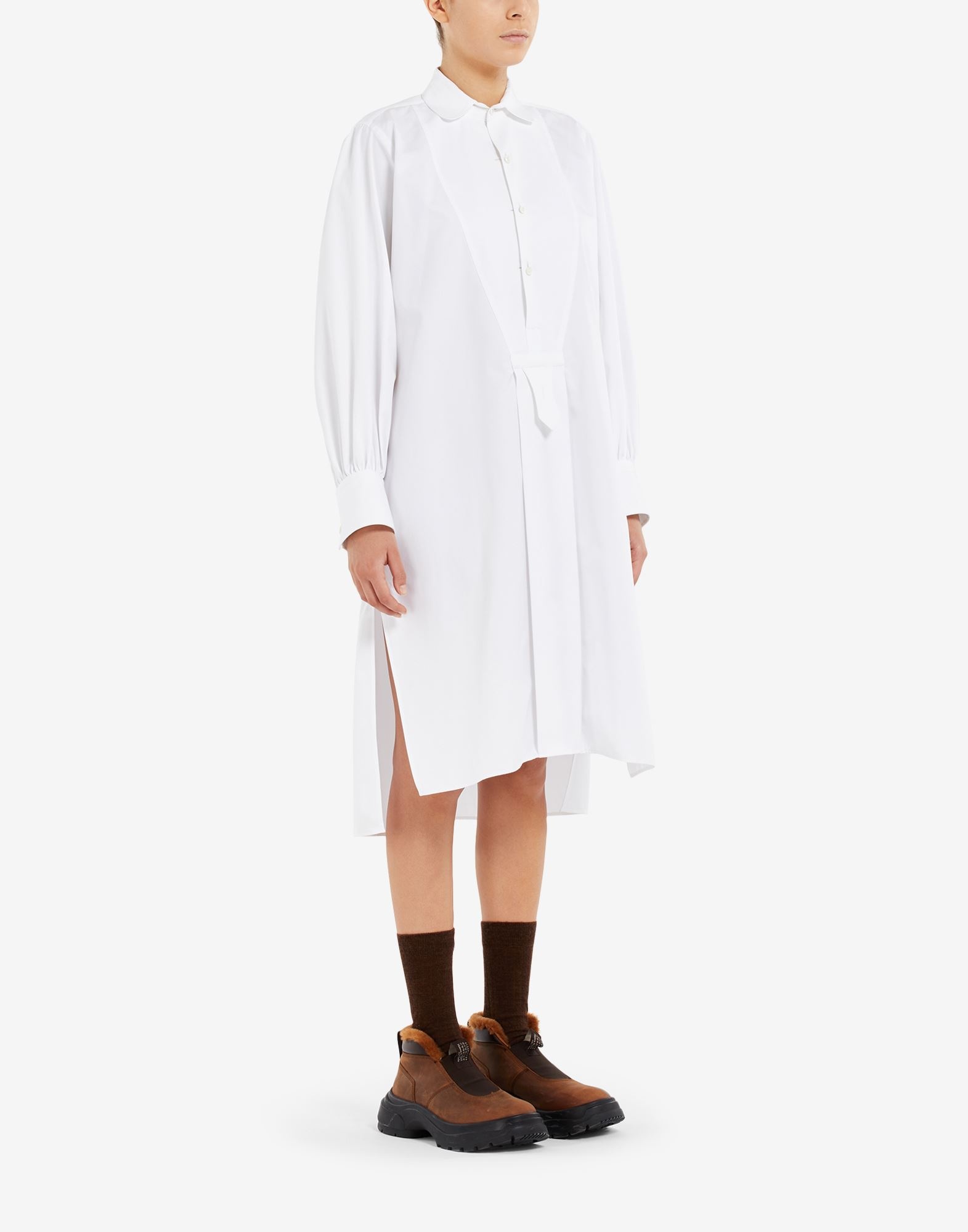 Cotton shirt dress - 3