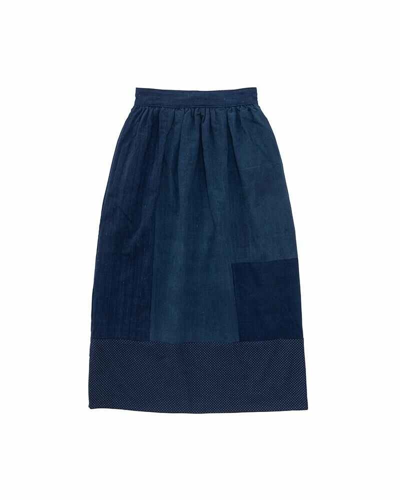 MAXI SKIRT KOFU (N.D.) INDIGO - 3