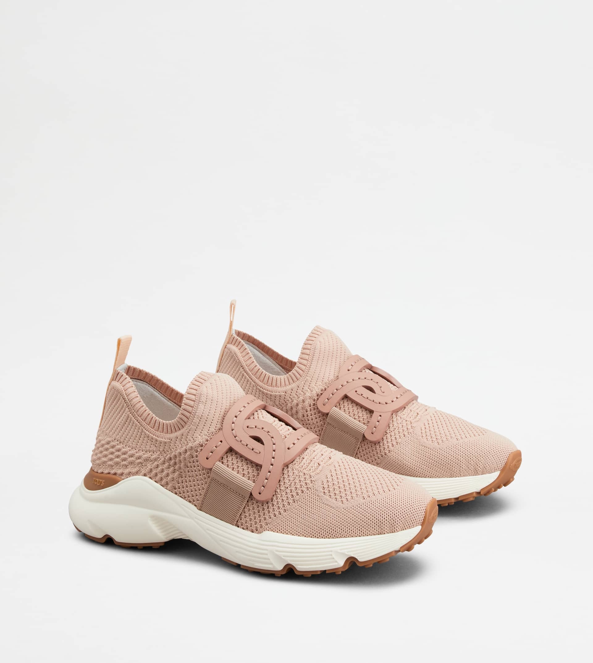 KATE SLIP-ON SNEAKERS IN FABRIC - PINK - 2