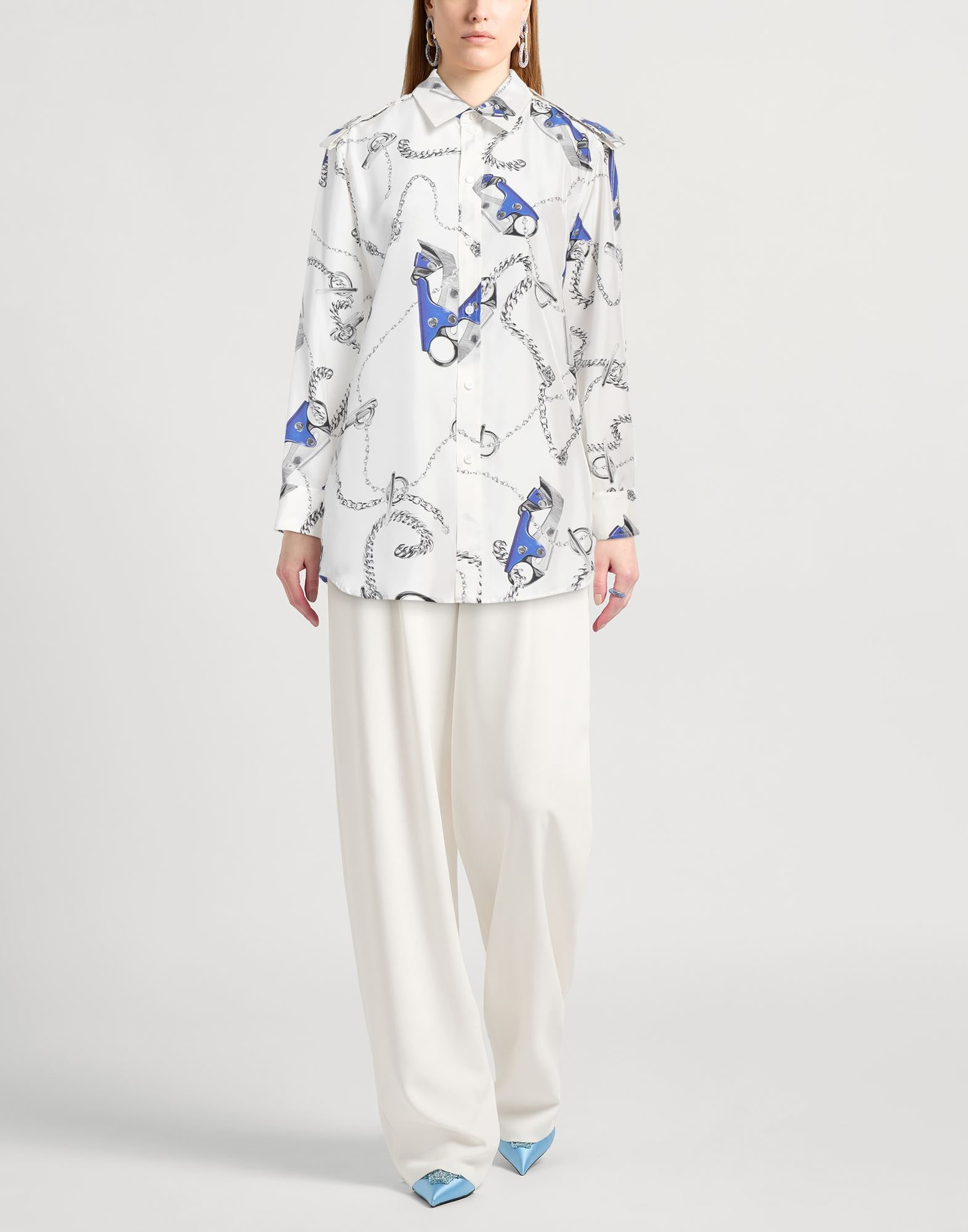 Off white Women's Patterned Shirts & Blouses - 2