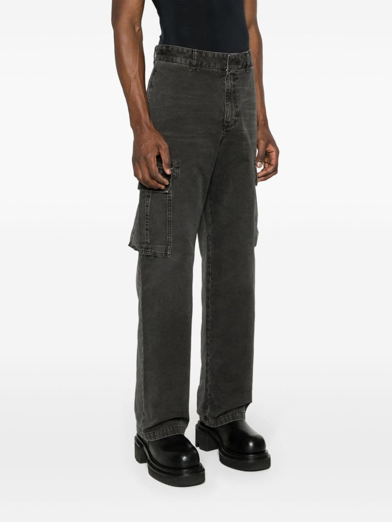 4G-embroidered cargo pants 3