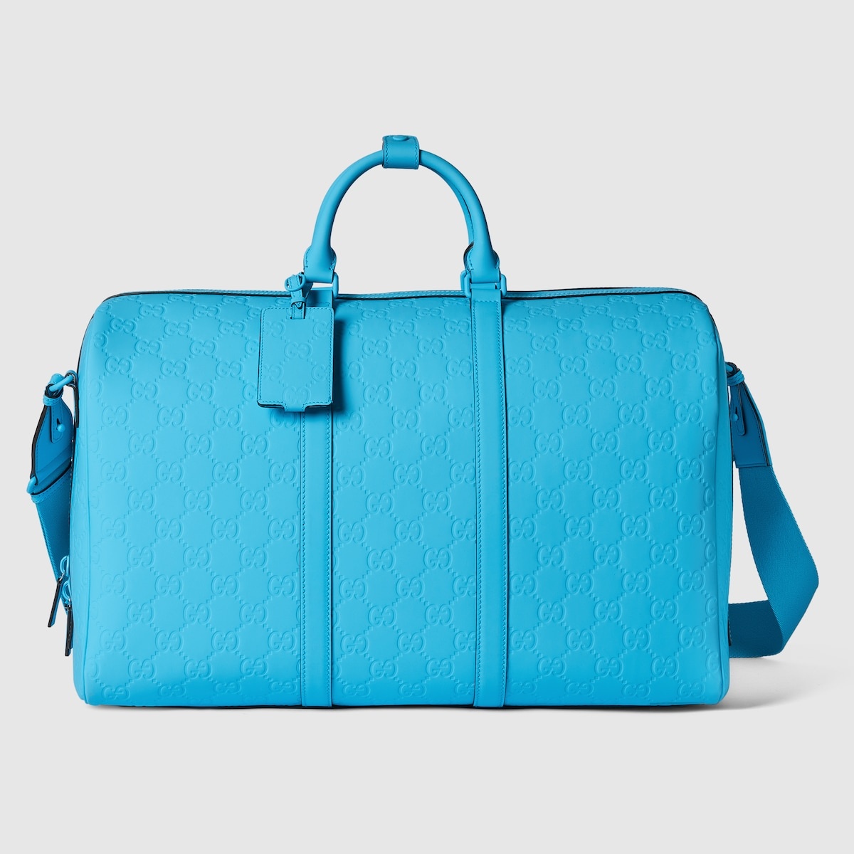 GG rubber-effect large duffle bag - 1