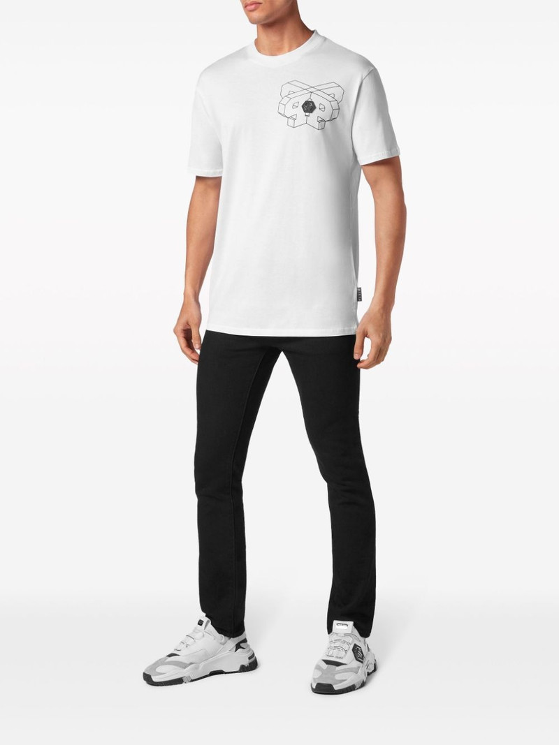 PHILIPP PLEIN Wire Frame cotton T-shirt outlook