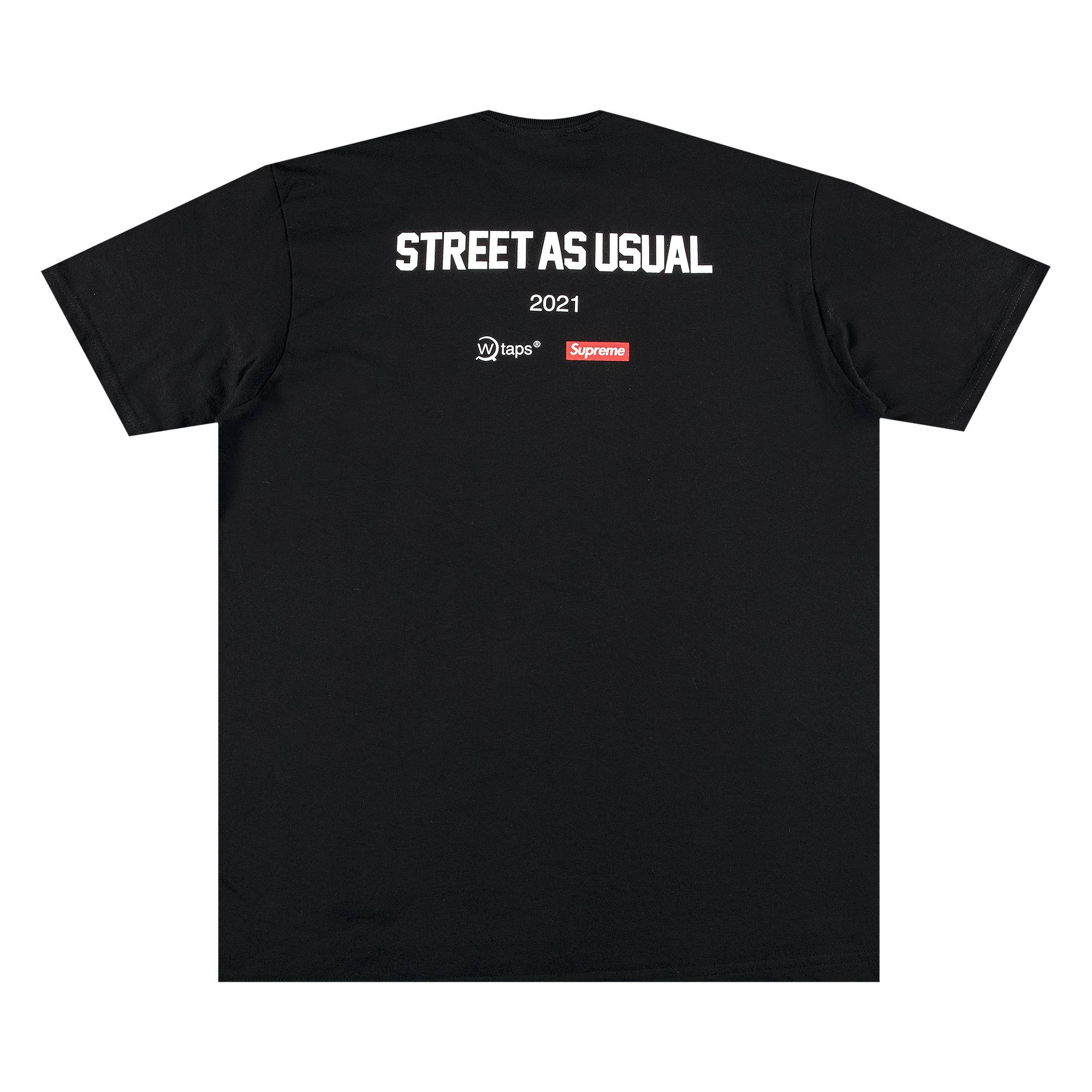 Supreme x WTAPS Sic'em! Tee 'Black' - 2