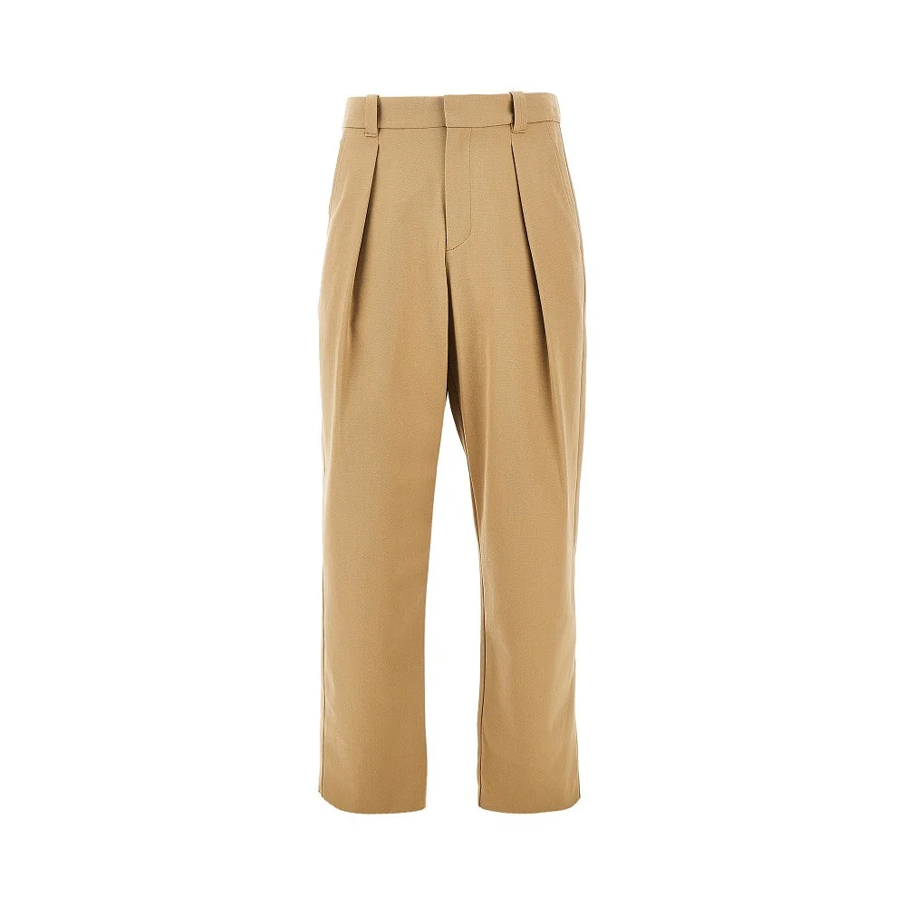 'RENATO' GABARDINE PANTS - 1