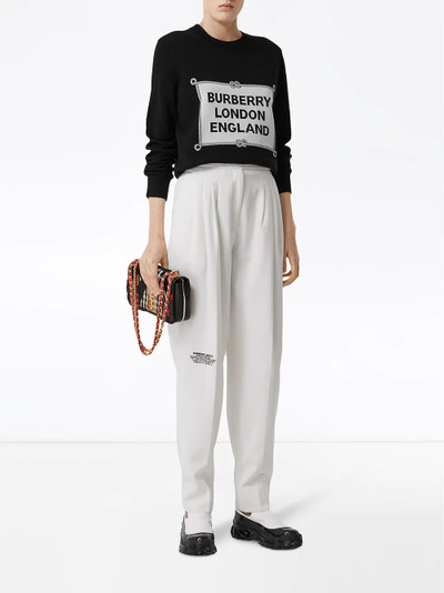 Burberry Rigging intarsia jumper outlook