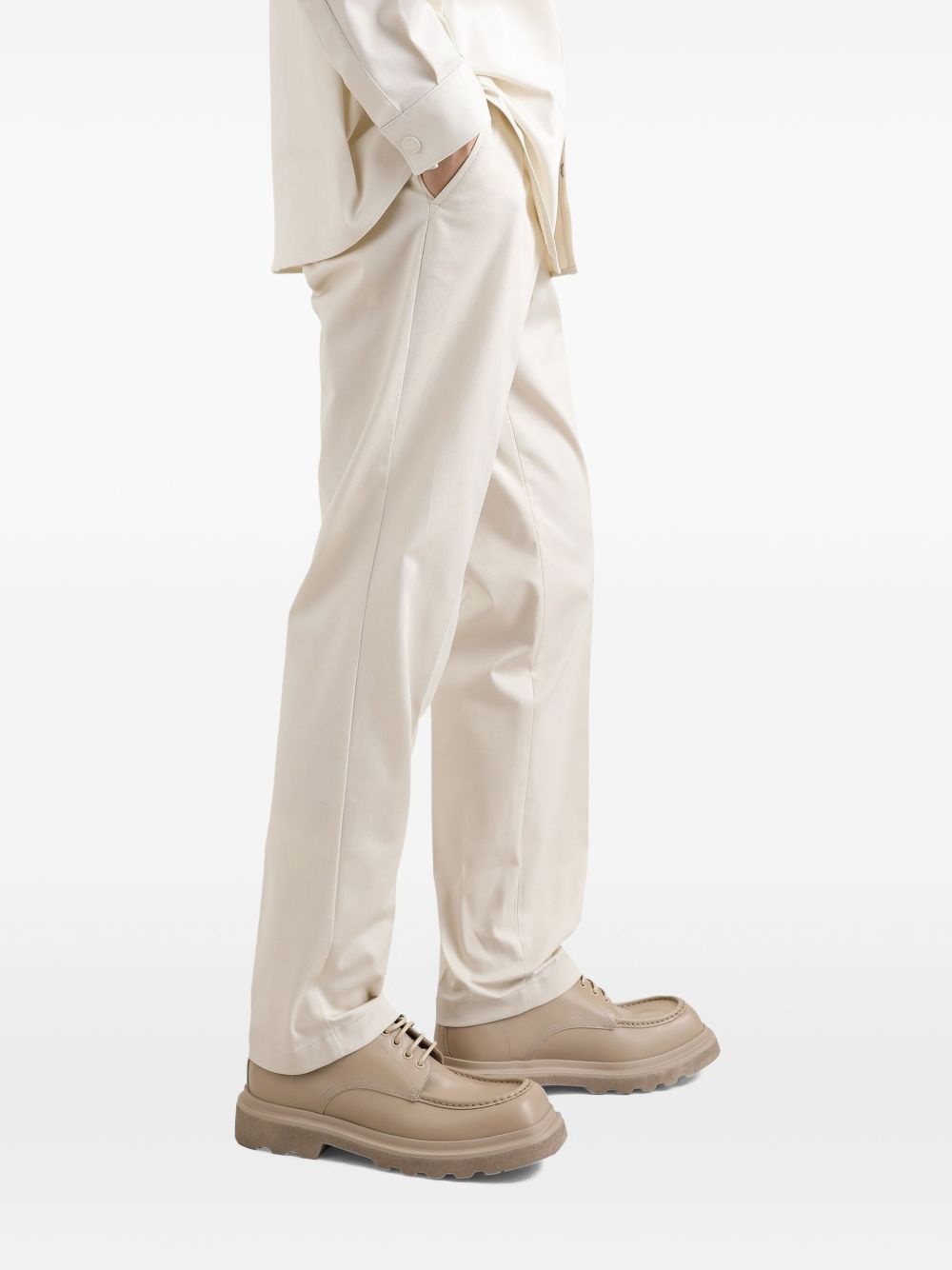 slim-cut trousers - 4