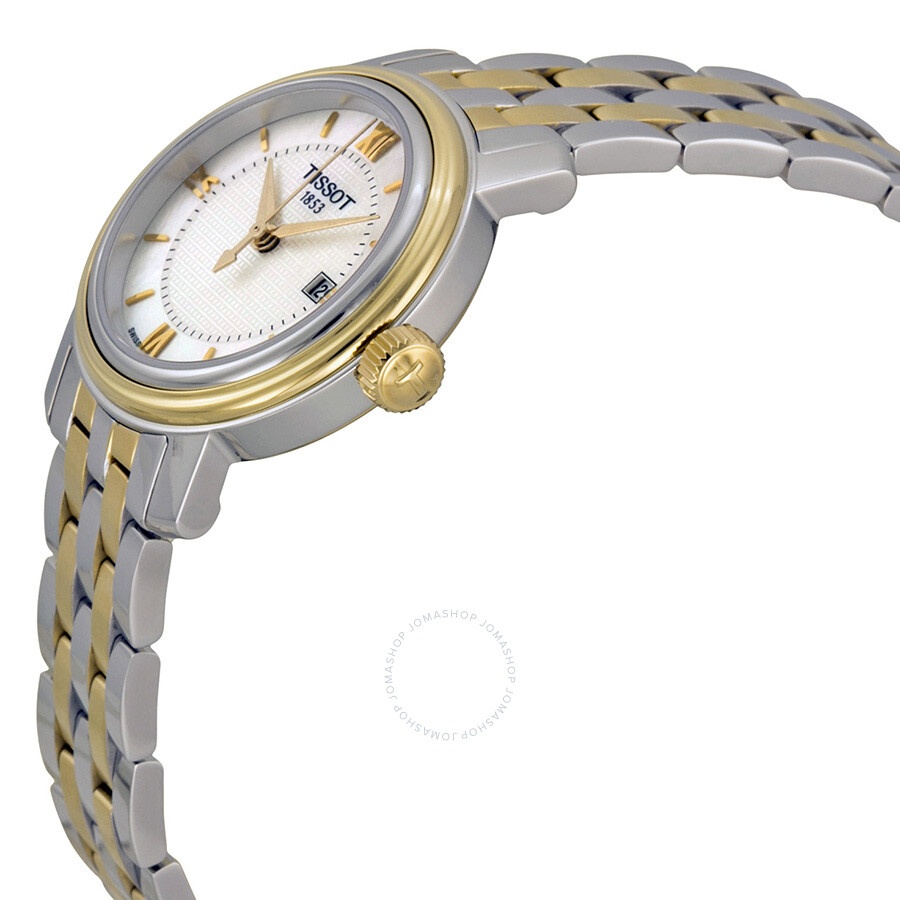 Tissot - Tissot Bridgeport White Mother of Pearl Dial Ladies Watch T097.010.22.118.00 - 2