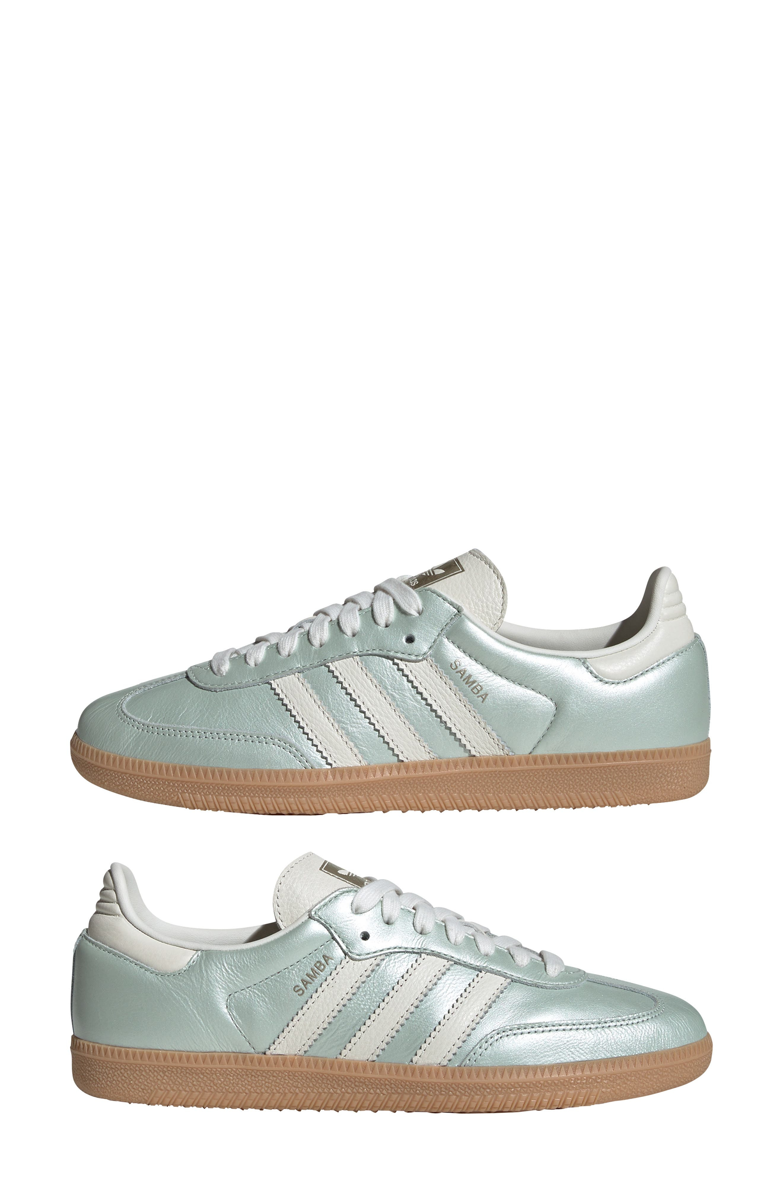 adidas Samba Sneaker in Linen/off White/cyber at Nordstrom - 9