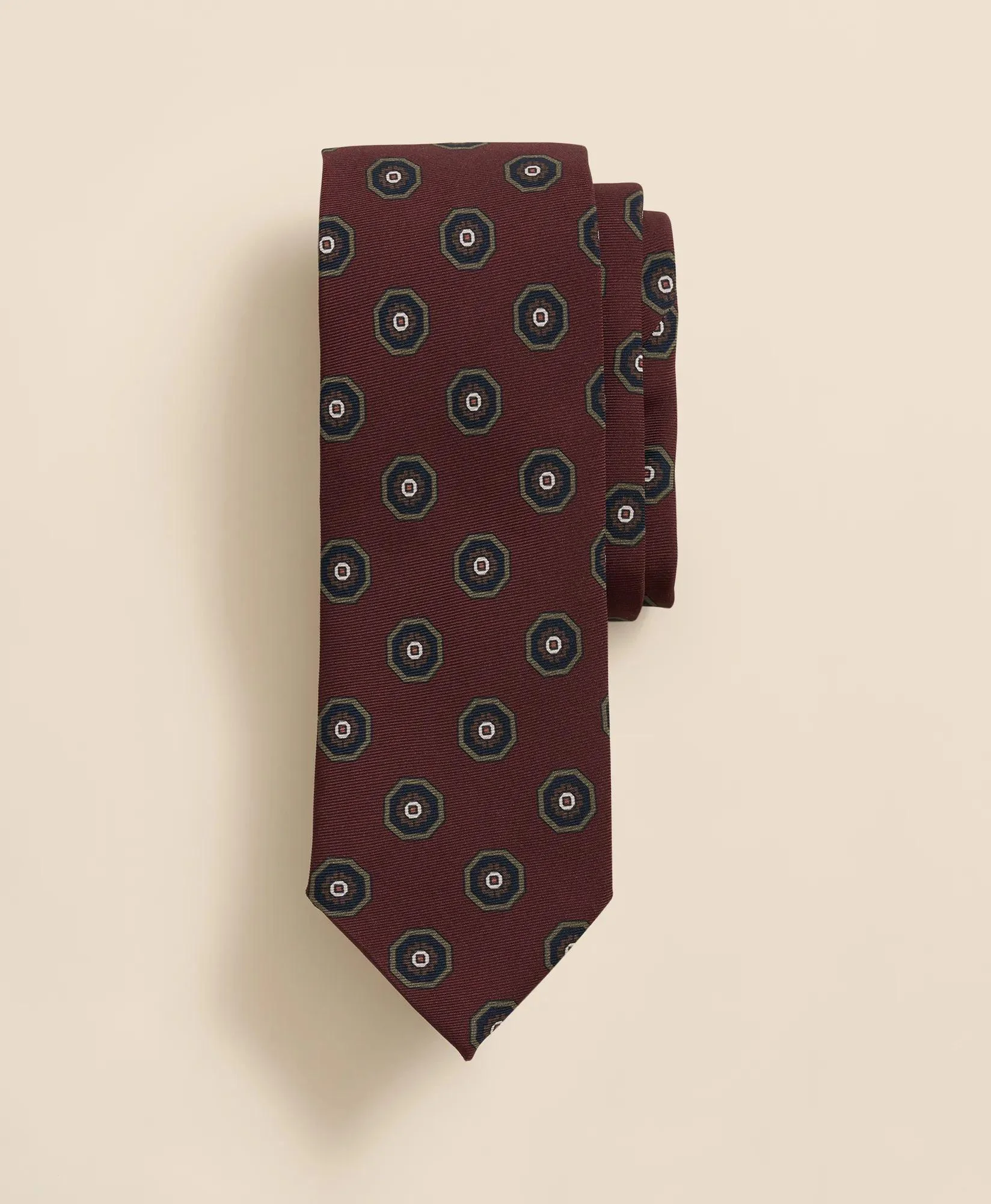 Silk Geometric Tie - 1