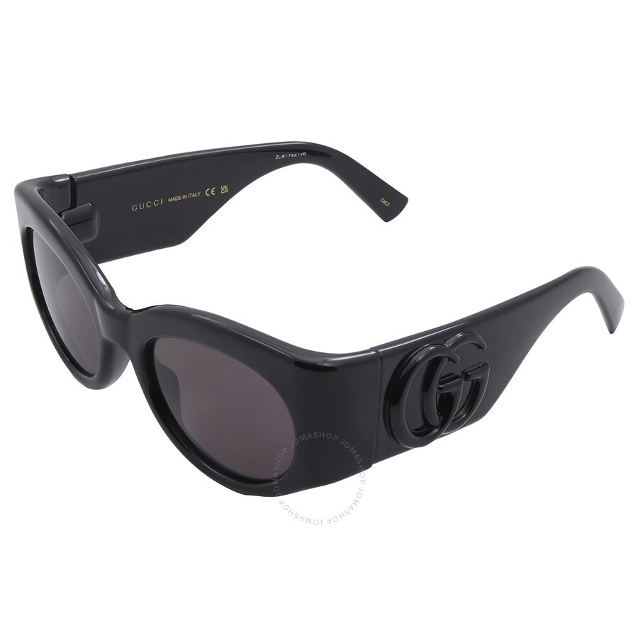 Gucci Grey Oval Ladies Sunglasses GG1544S 001 53 - 5