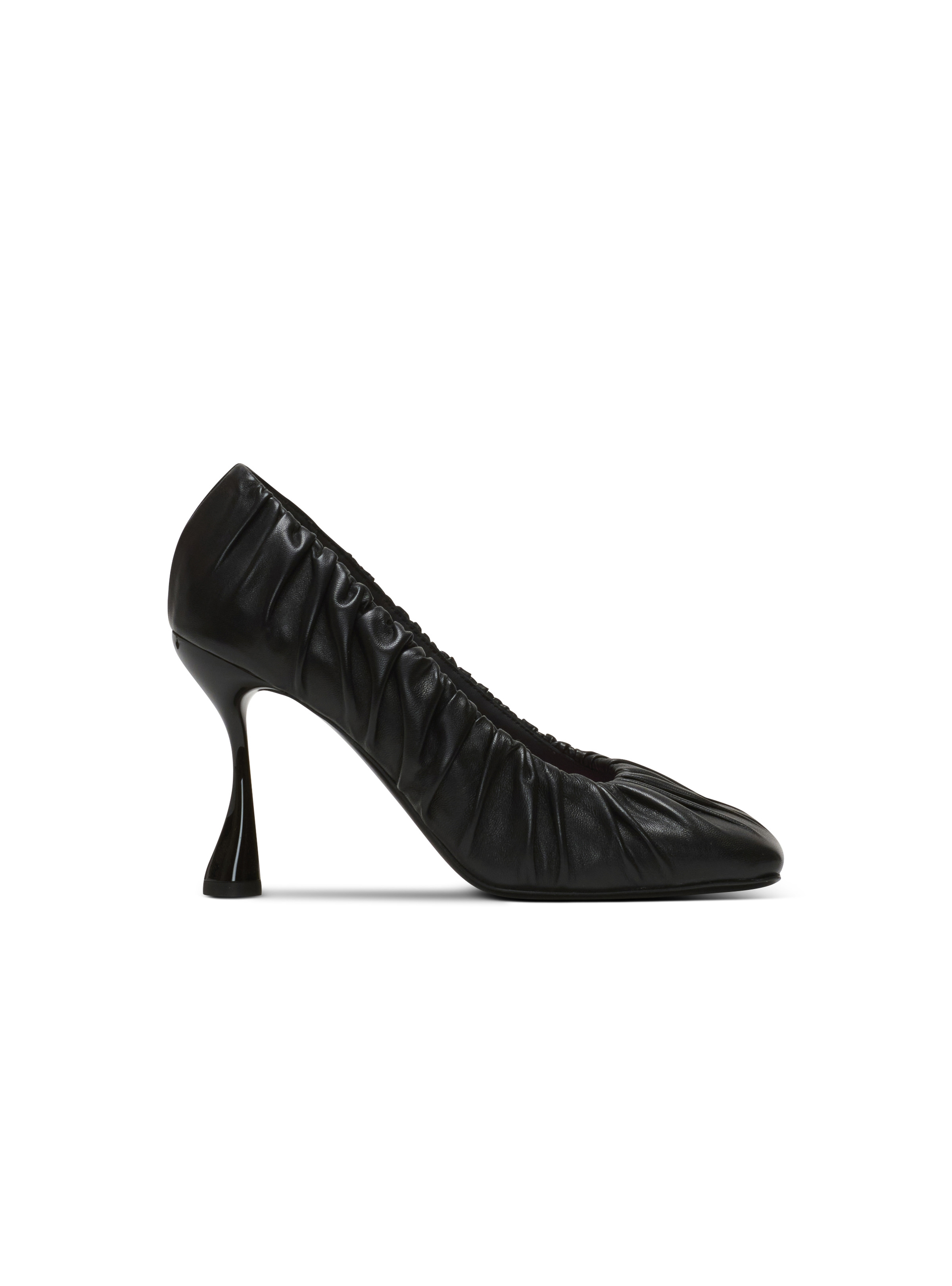 Balmain Eden pumps in gathered lambskin | REVERSIBLE
