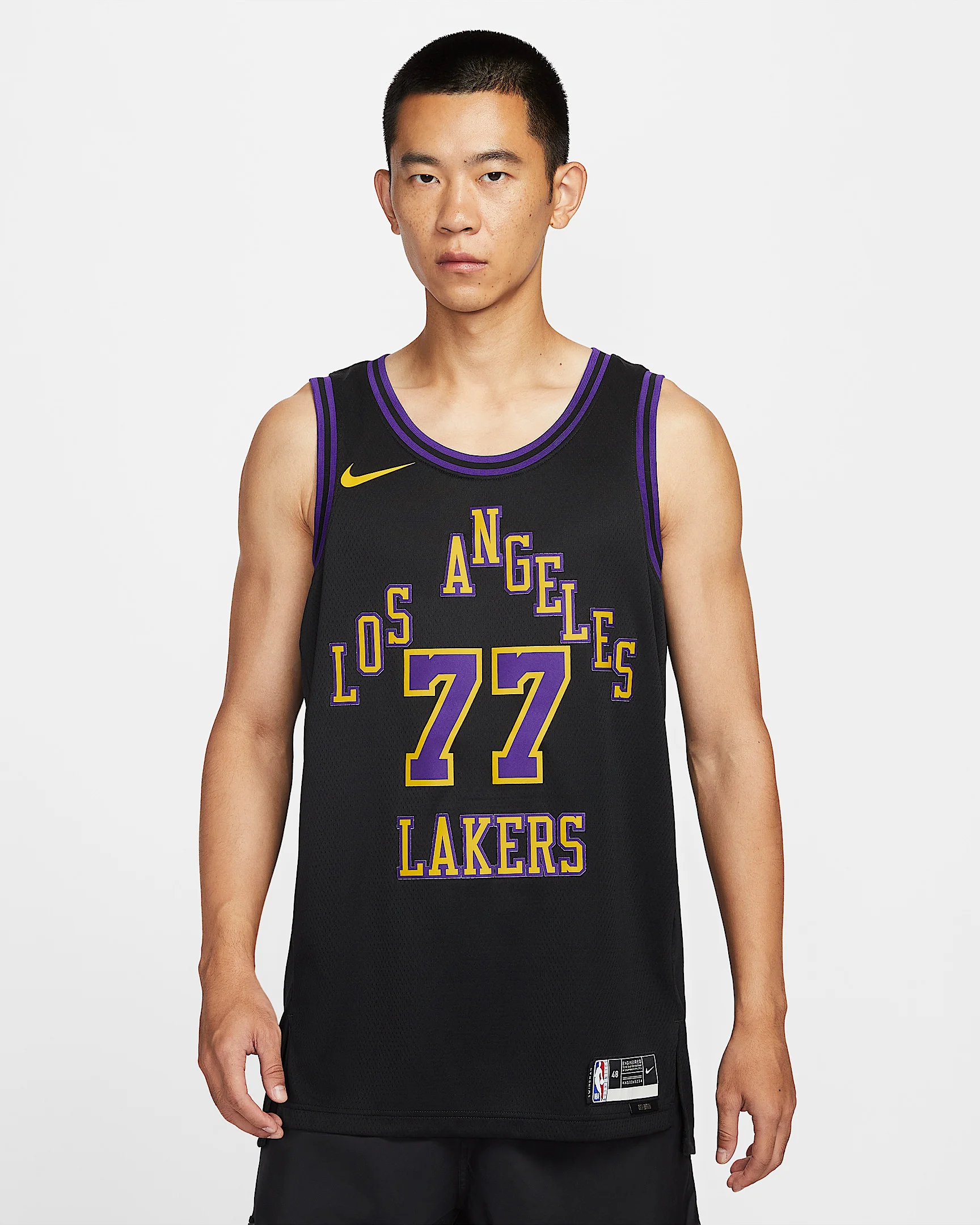 Los Angeles Lakers City Edition Men's Nike Dri-FIT NBA Swingman Jersey - 1