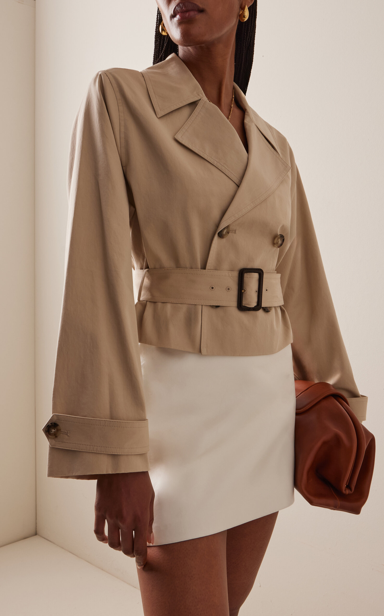 The Uniform Cotton Trench Jacket neutral - 2
