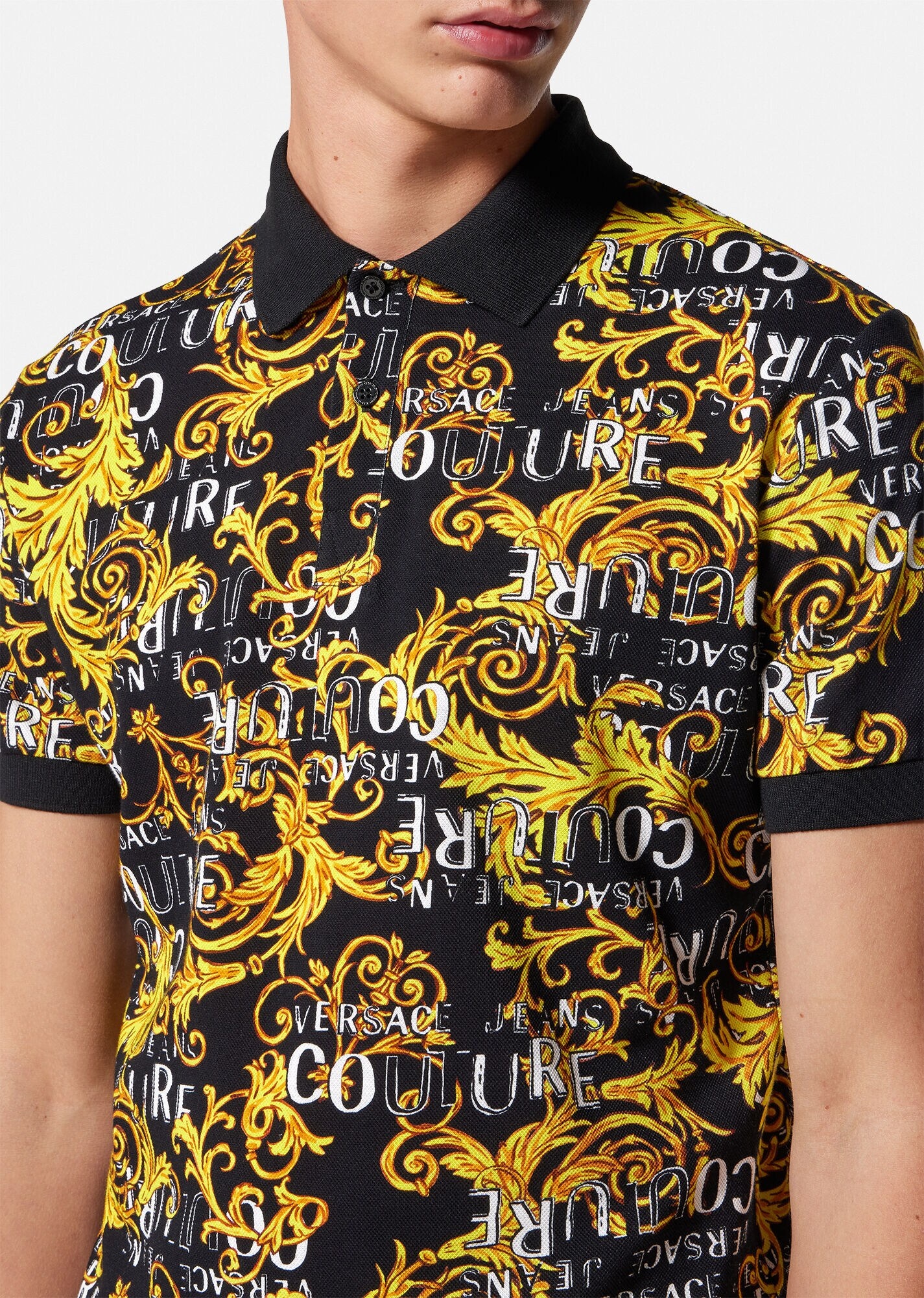 Logo Couture Polo Shirt - 5