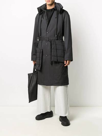 Craig Green Fold belted padded coat outlook