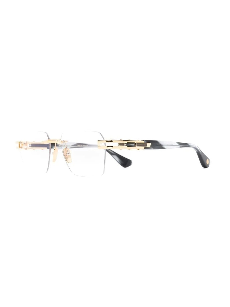 DITA rimless square glasses outlook
