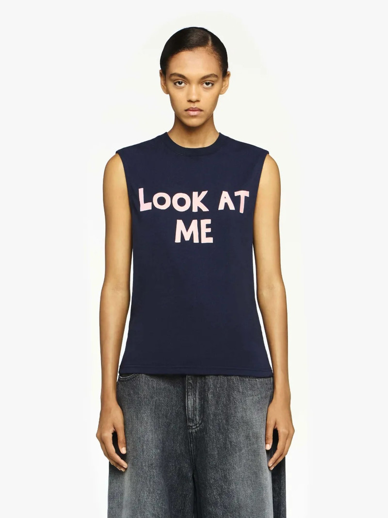 JW Anderson LOOK AT ME PRINTED TANK TOP outlook