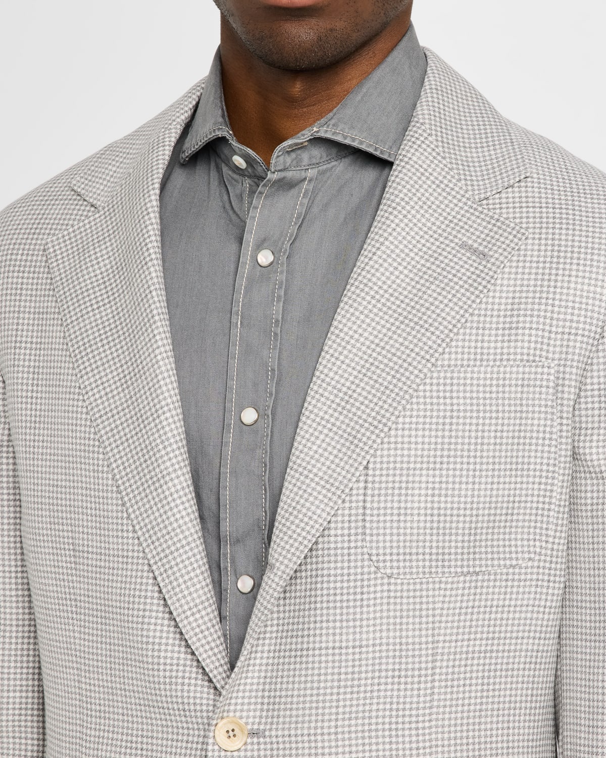 Men's Houndstooth Sport Coat - 7