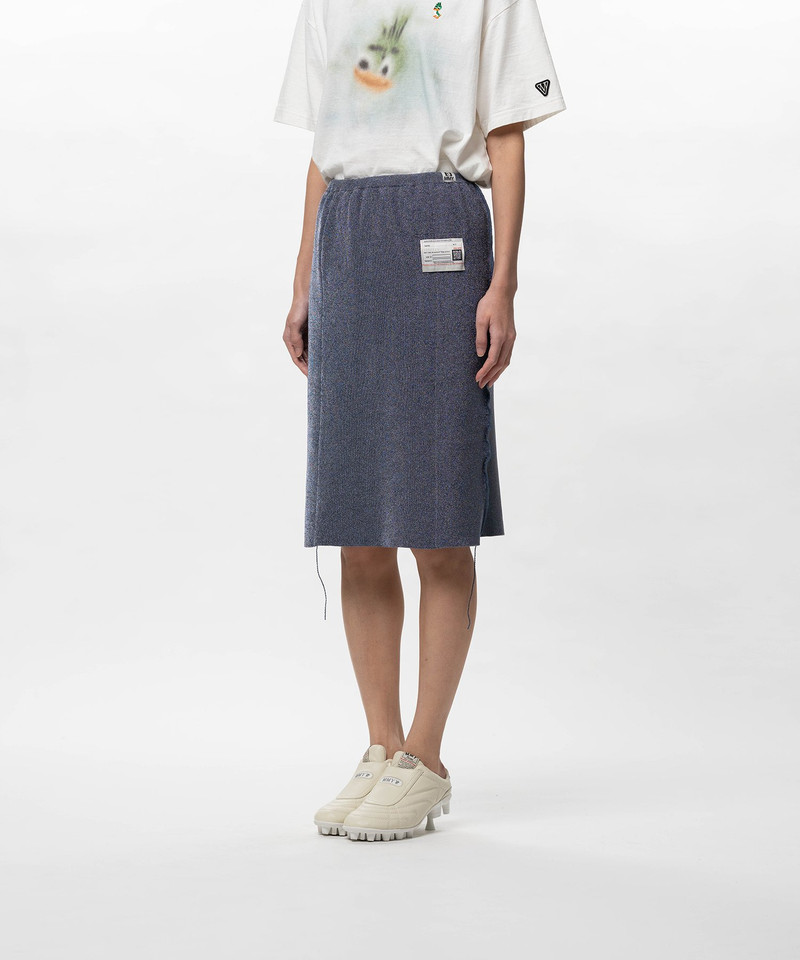 Inside-Out Glitter Knit Skirt 10