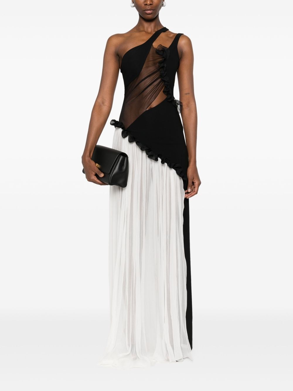 asymmetric maxi dress - 2