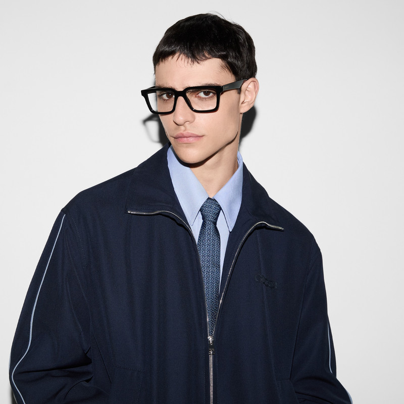 Horsebit silk jacquard tie 3