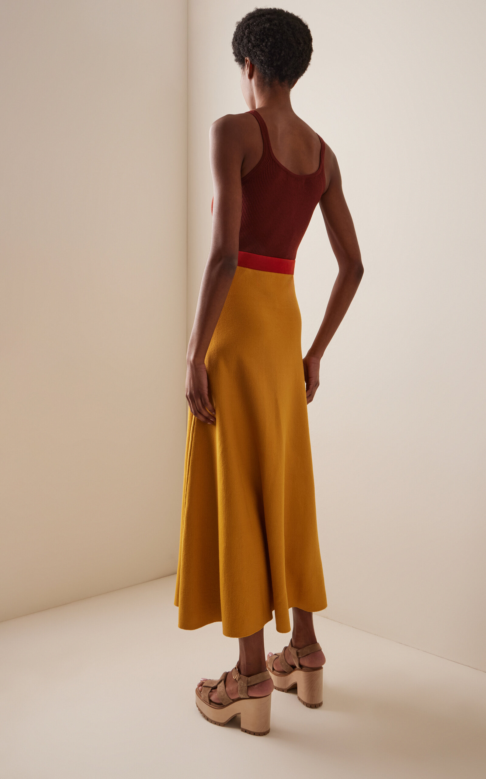 Flaminius Colorblock Wool Midi Dress multi - 4