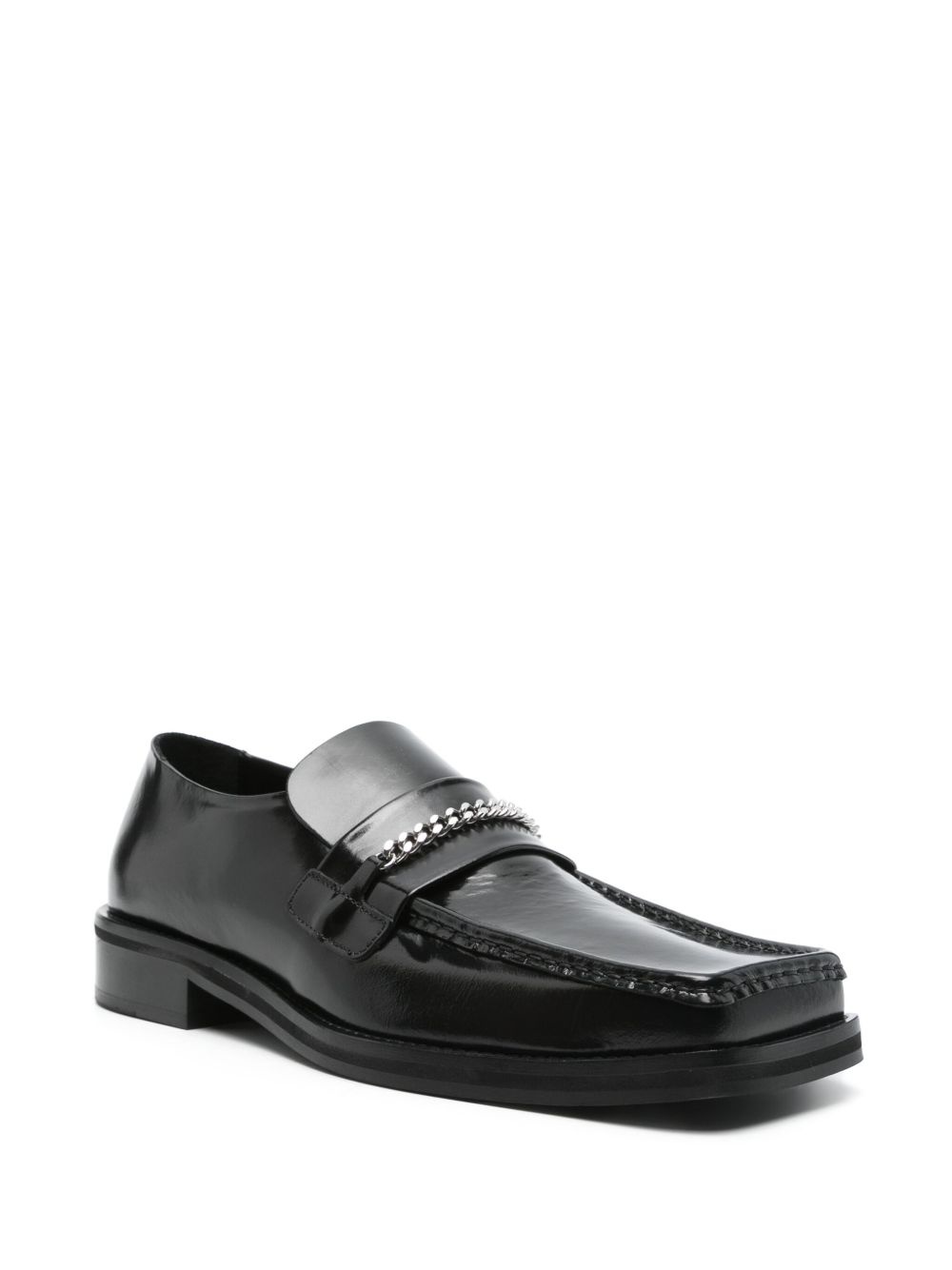 square-toe loafers - 2