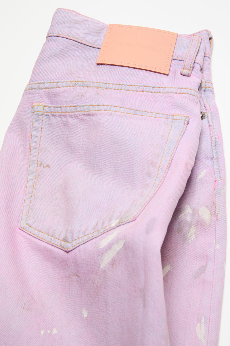 Pink denim shorts - Pink 5