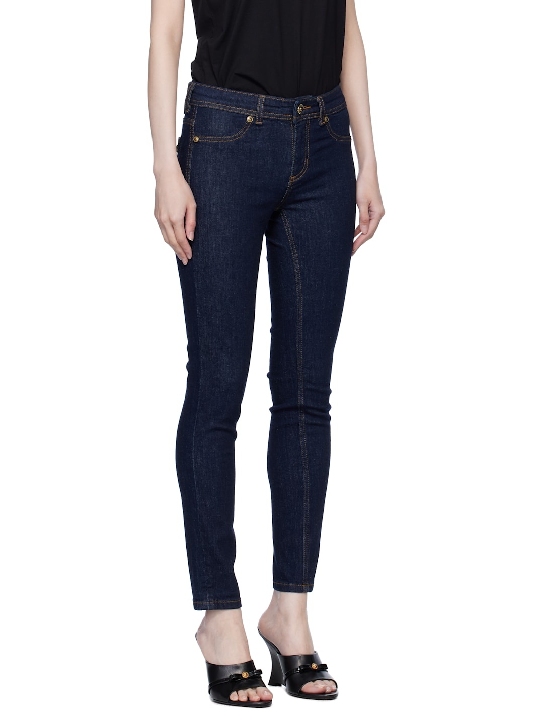 Navy 5-Pocket Jeans - 2