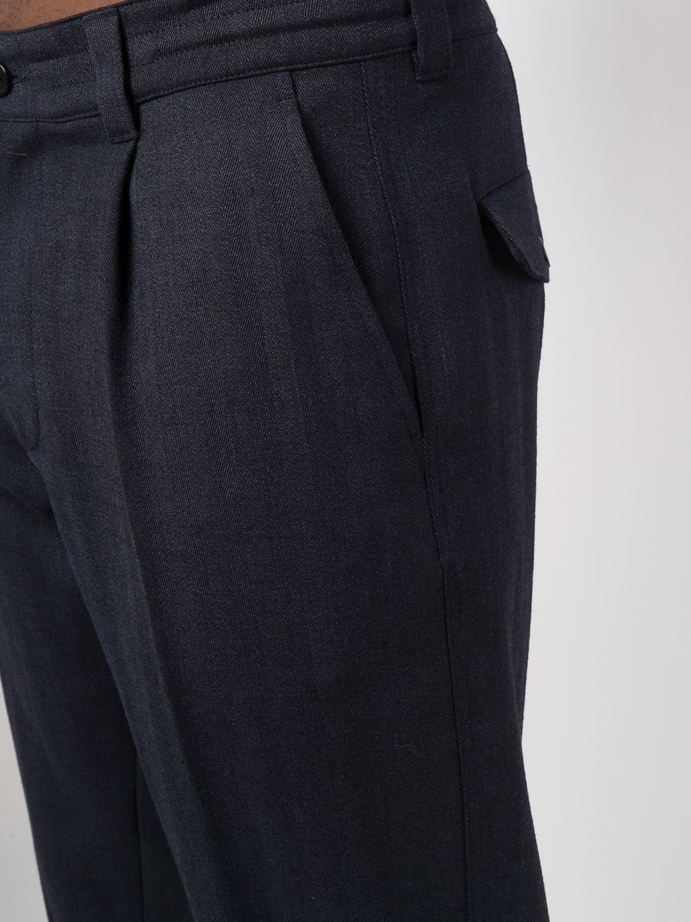 mid-rise straight trousers - 5