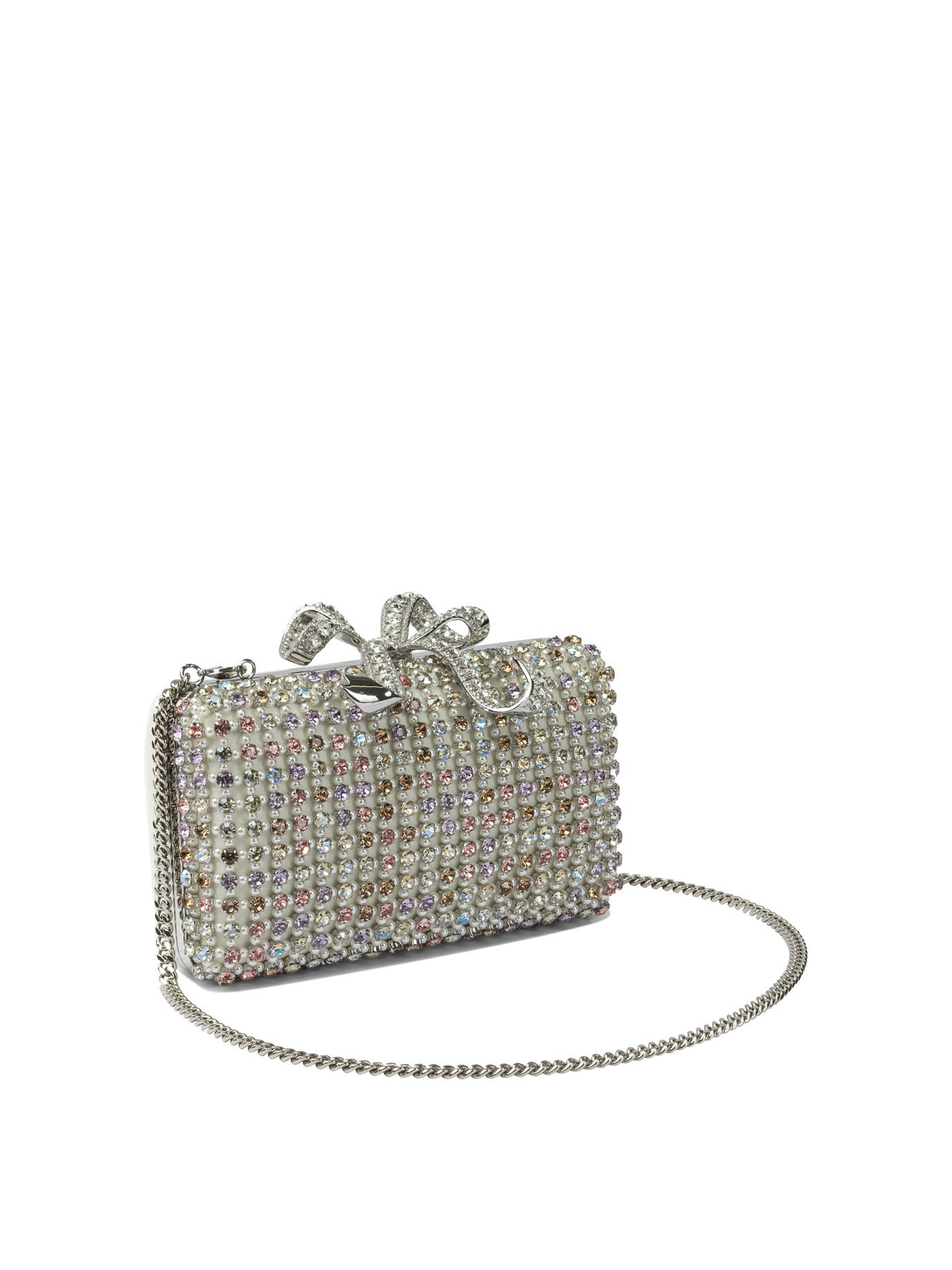 Self-portrait Mini Multi Crystal Shoulder Bag - 2