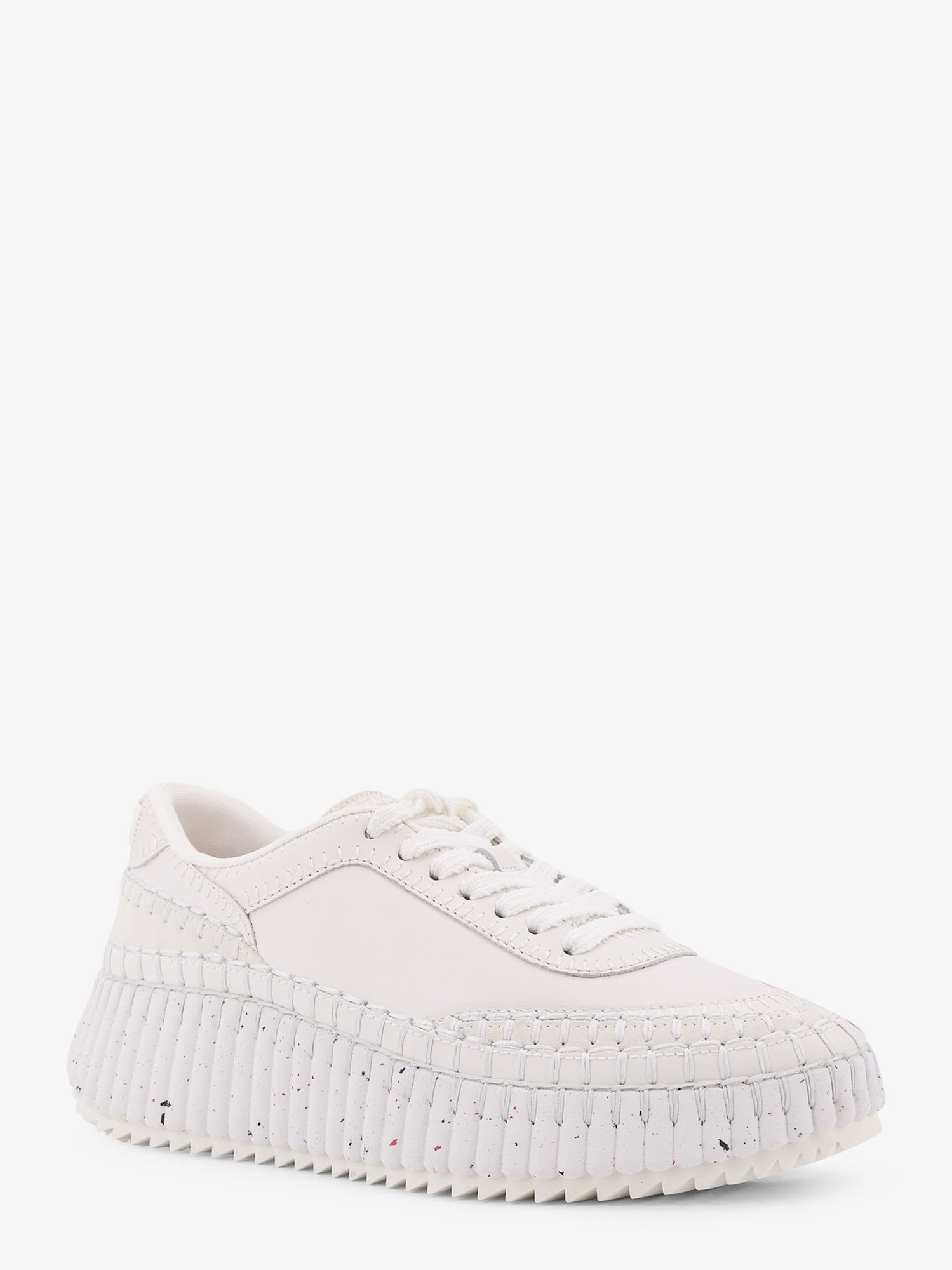 CHLOE' - Chloe' Nama Low-Top Leather Sneakers - 2
